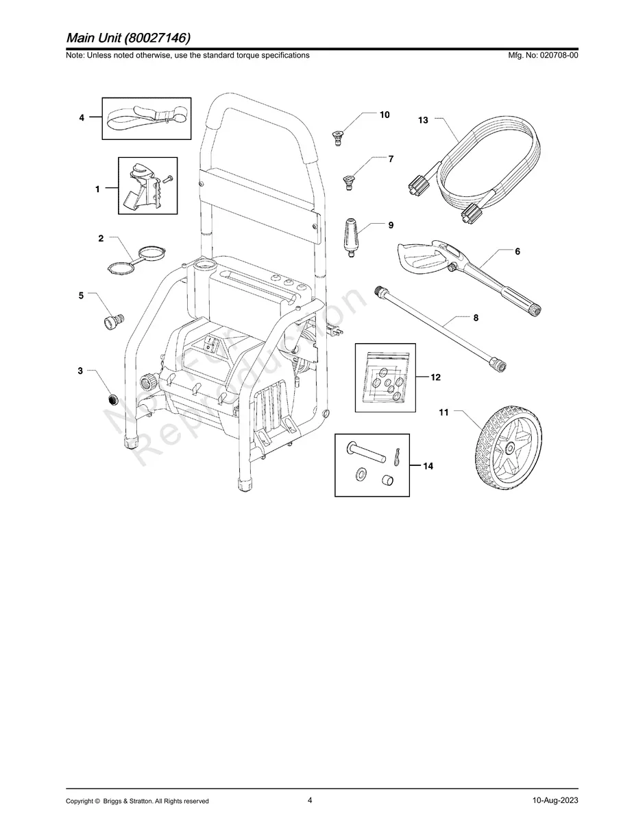 BRIGGS AND STRATTON, 020708-00, IPL.4